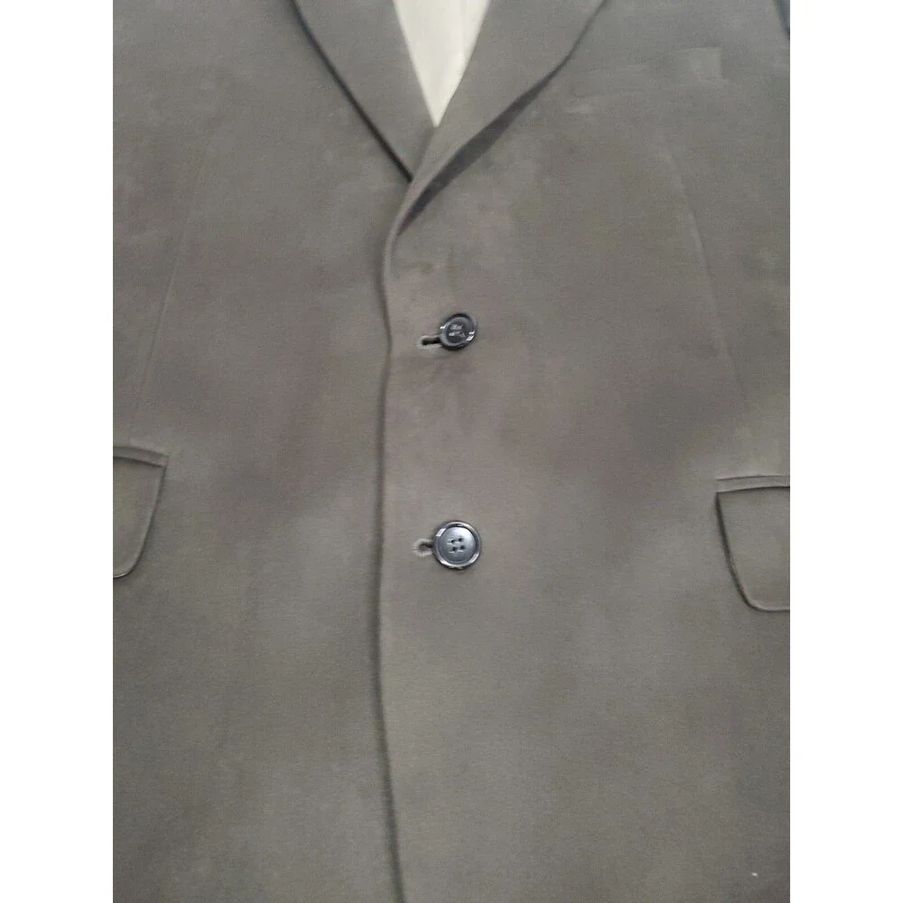 Chaps By Ralph Lauren Men's Suit Jacket Blazer 2 Button, Brown, 48R